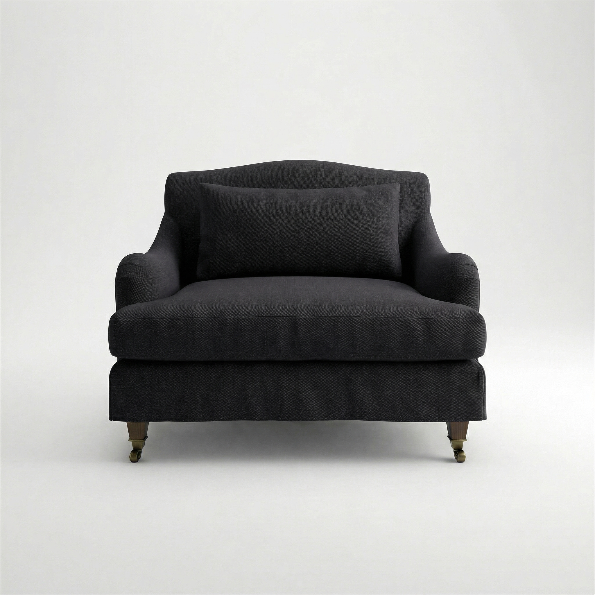 Felix Loose Cover Loveseat in Beatrice Midnight - front