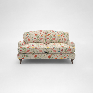 Isobel 2 seater sofa with Big Back Cushion in Wildwood Ivory - Hand Made in USA