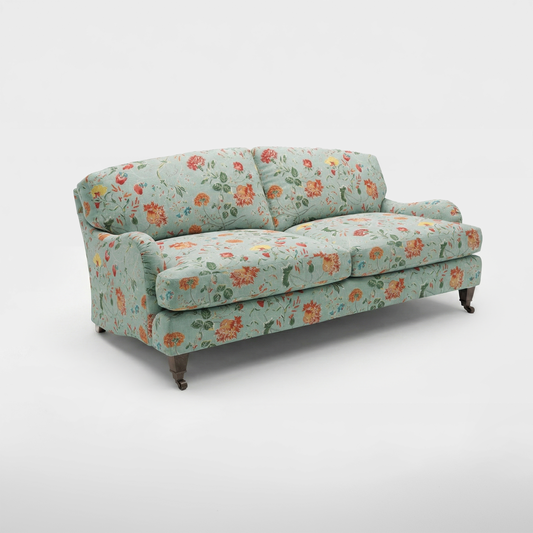 Isobel 3 seater sofa in Wildwood Duck Egg - Handmade in the USA