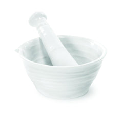 White Porcelain Mortar & Pestle