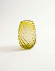 Stella Hand Blown Vase - Set of 3 Yellow