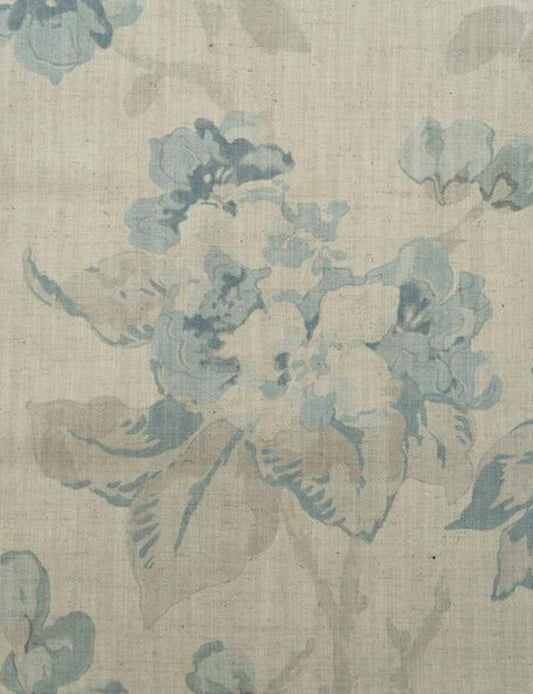 Midsummer Faded Blue Fabric Per Yard