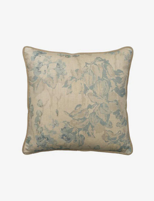 Midsummer Faded Blue Throw Pillow 55x55CM