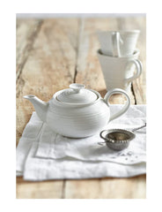 White Porcelain Classic Mugs - Set of 4