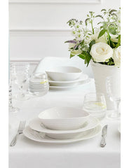 White Porcelain Cereal Bowls - Set of 4